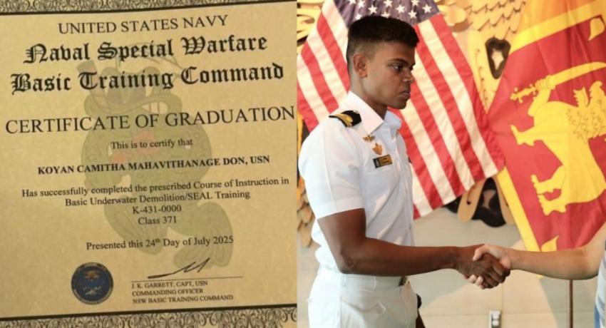 Sri Lanka’s First Navy SEAL-Trained Officer Dies